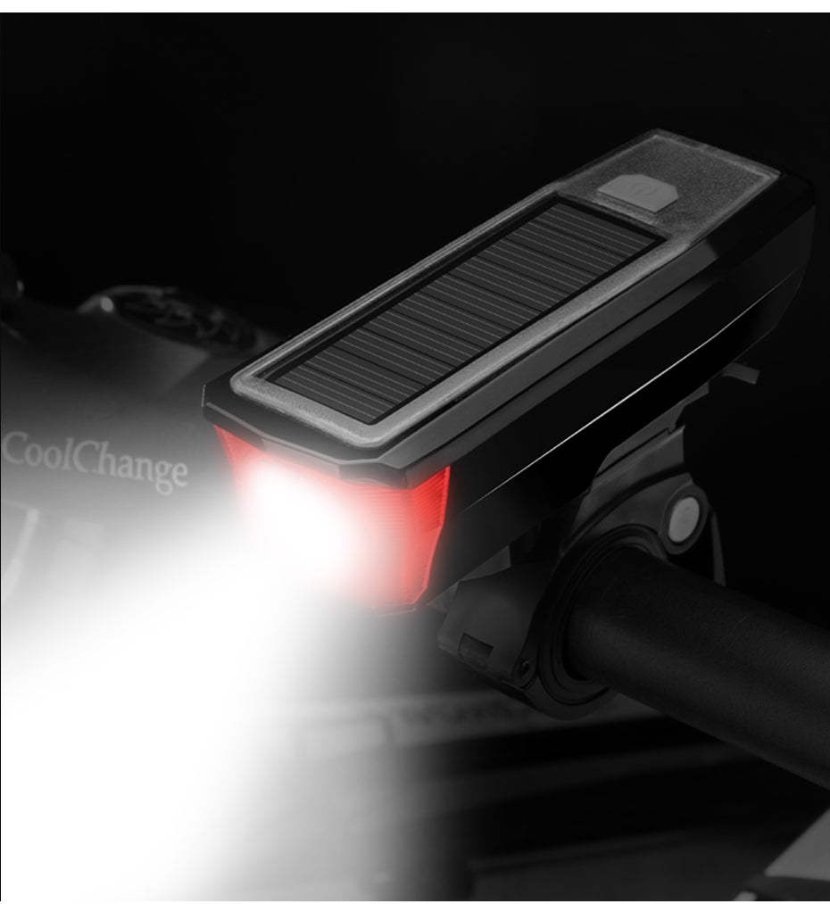 Solar bicycle lamp