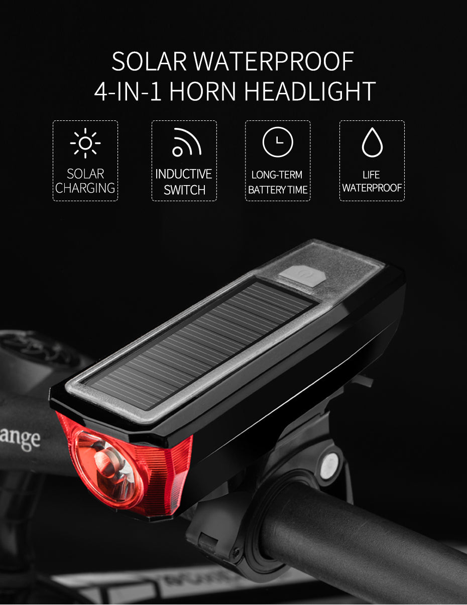 Solar bicycle lamp
